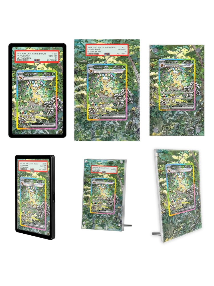 Display Case Acrylic - Pokemon-kaarten Display PTCG Leafeon ex Anime