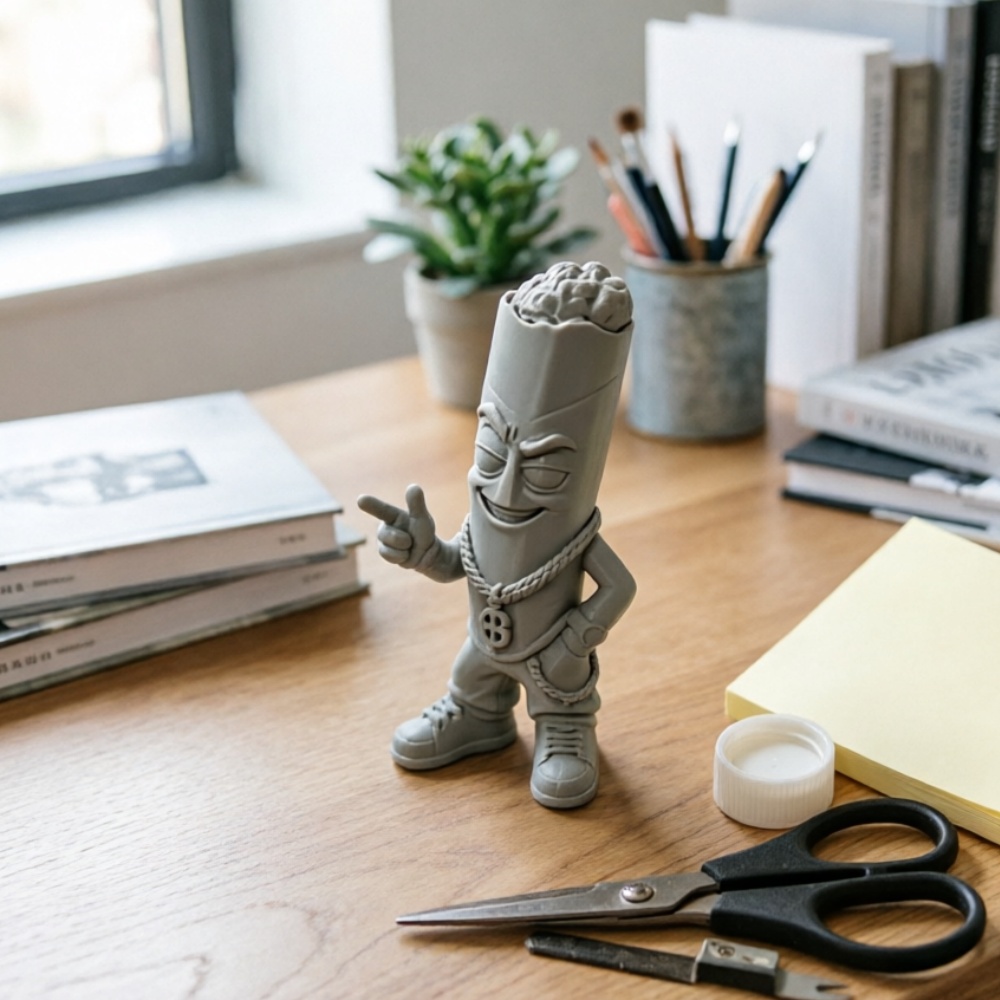 Trendy grijs plastic kunstfigu - Pop Display Shelf recensie en prijs