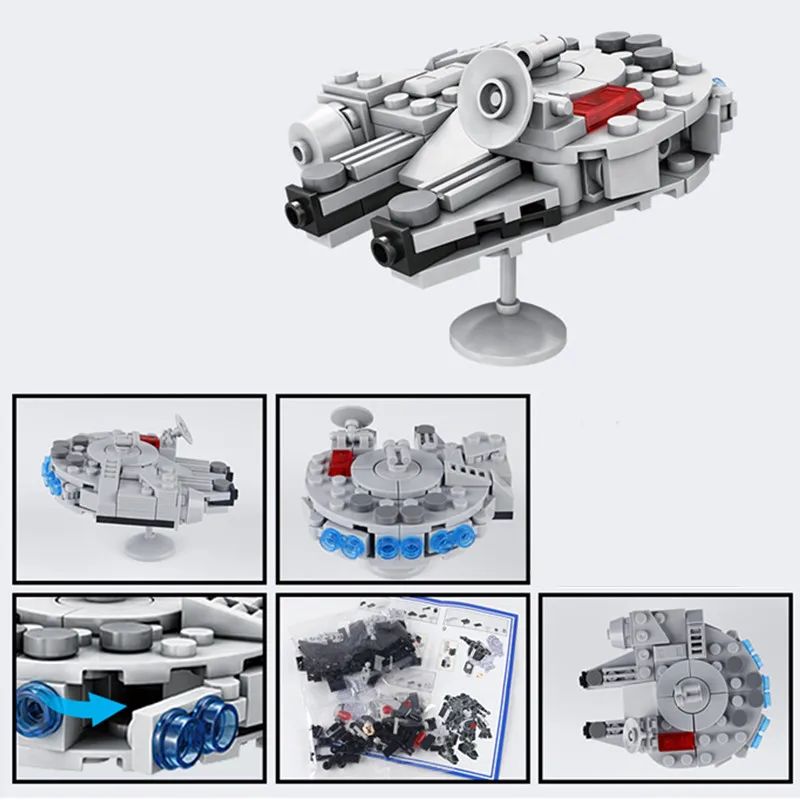 Klassieke Star Fighter vliegtu - Building Block Mini recensie en prijs